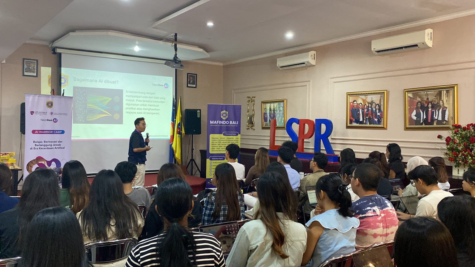 Berkolaborasi dengan LSPR Bali, MAFINDO Bali Sukses Gelar “Next Gen AI”: Ciptakan Generasi Cerdas di Era Digital