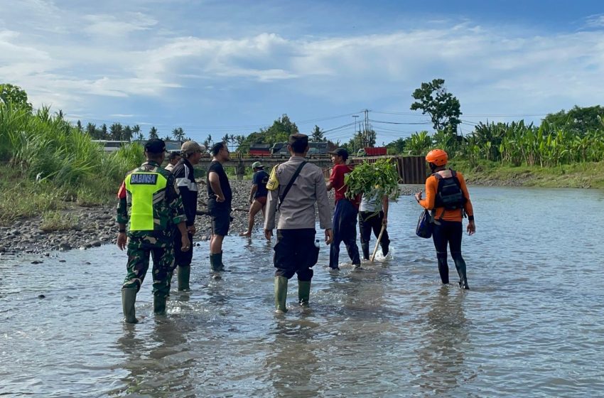  Tiga Buruh Terseret Air Bah di Sungai Penyeringan Jembrana: Satu Tewas, Satu Hilang, Tim SAR Hadapi Debit Air Besar