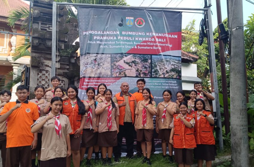  Wujud Kepedulian Sesama, Pramuka Peduli Kwarda Bali Buka Posko Bumbung Kemanusiaan Selama 14 Hari di Denpasar
