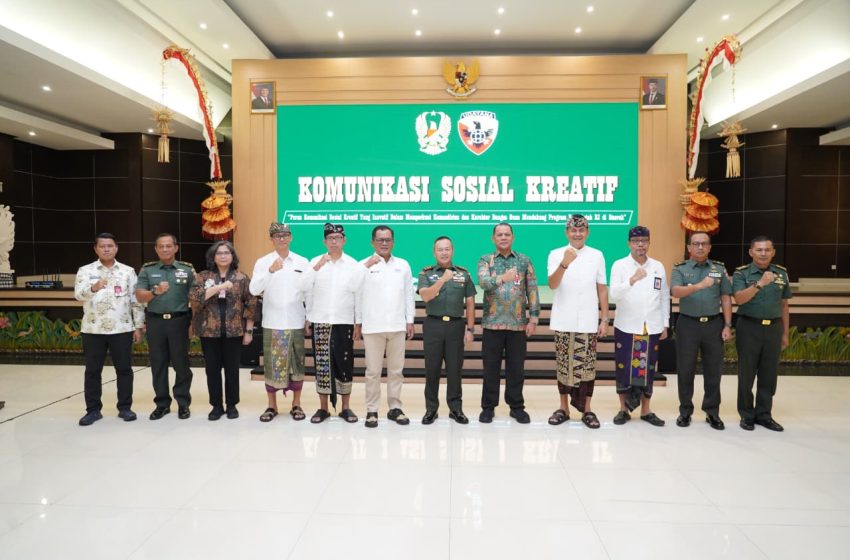  Kodam IX/Udayana Gencarkan Komsos Kreatif: Dorong Percepatan Pembentukan 4.314 Koperasi Desa Merah Putih di Bali-Nusra, Dukung Keadilan Sosial Sesuai Inpres