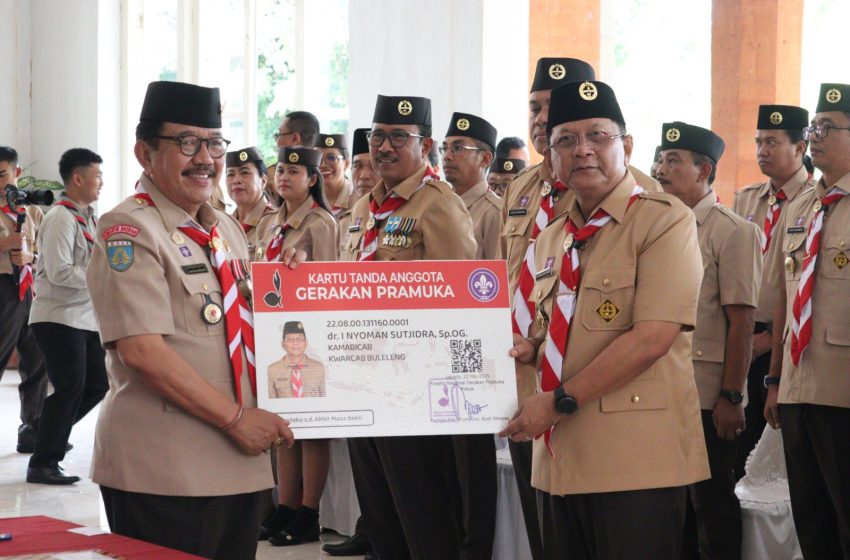  Lantik Pengurus Baru Kwarcab Buleleng 2025–2030, Cok Ace dan Bupati Sutjidra Perkuat Sinergi Cetak Generasi “Buleleng Paten”