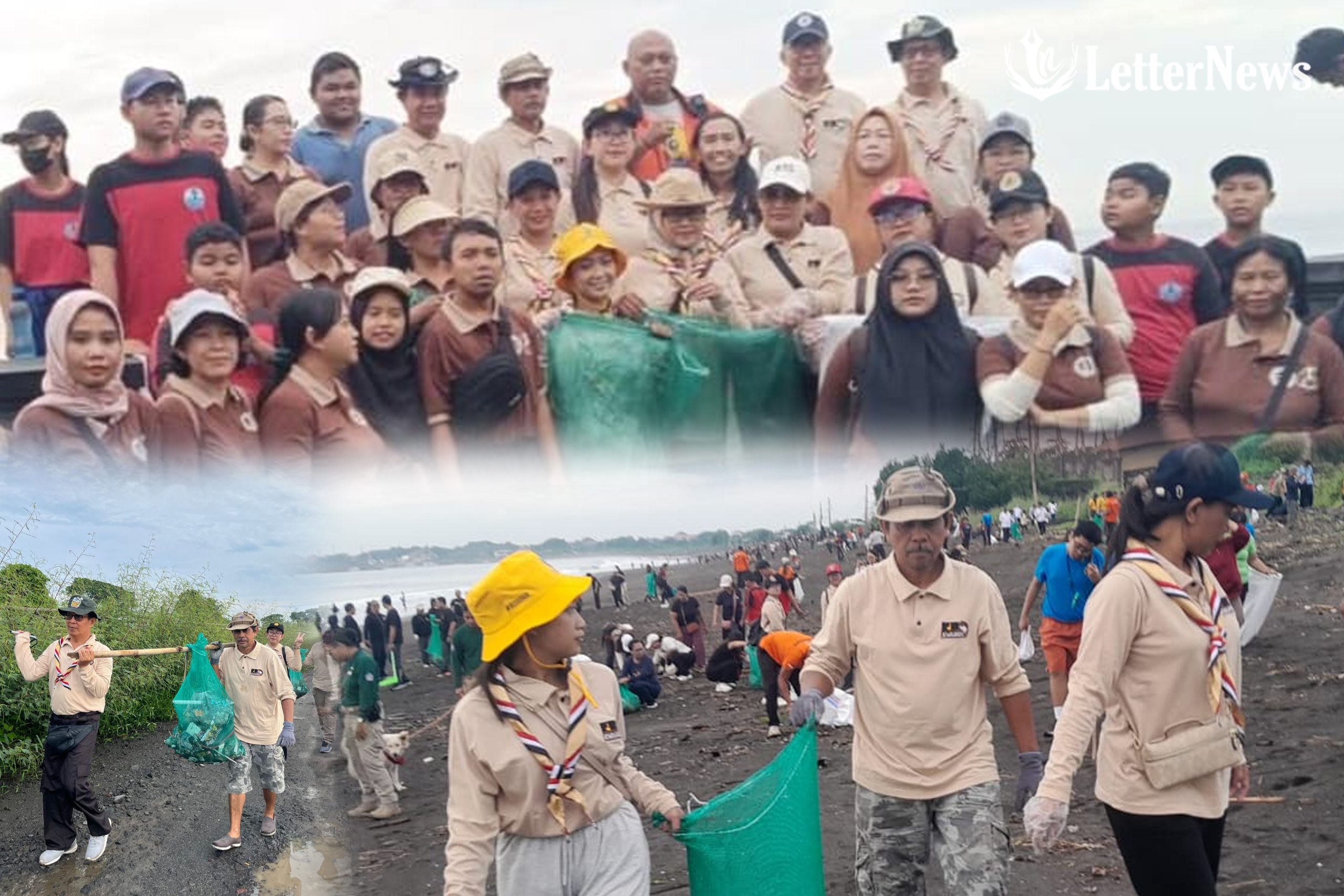 Pramuka Kwarda Bali Serbu Pesisir, Aksi Bersih Pantai Jadi Bukti Nyata Dukung Pariwisata Berkelanjutan