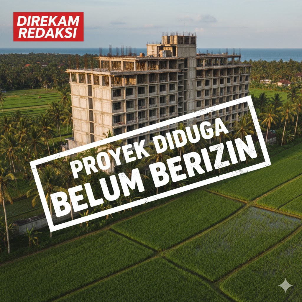 Diduga Bodong, Proyek Condotel di Pantai Cemagi Menjulang 15 Meter Tanpa PBG dan Rekomendasi PUPR