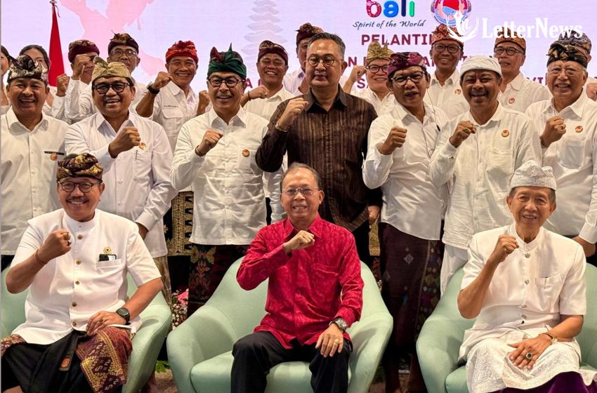  Lantik Pengurus NCPI Bali di KEK Sanur, Gubernur Koster Ajak Stakeholder Nindihin Gumi Bali Demi Pariwisata Budaya