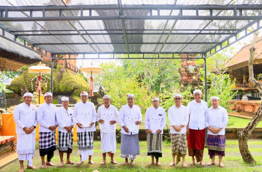  Perkuat Benteng Budaya, Walikota Denpasar Hadiri Pengukuhan Bendesa Alitan di Empat Kecamatan