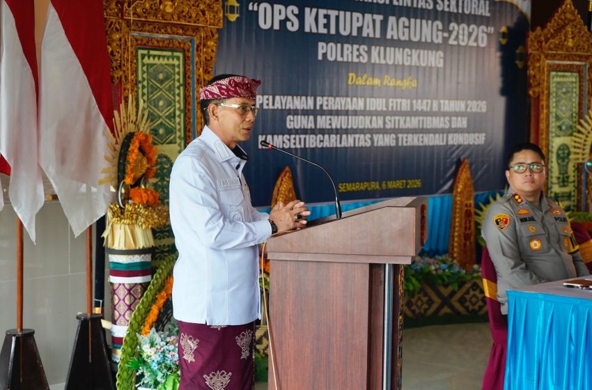  Sinergi Tanpa Batas! Bupati Klungkung Pastikan Keamanan Jalur Mudik dan Ritual Nyepi 1948