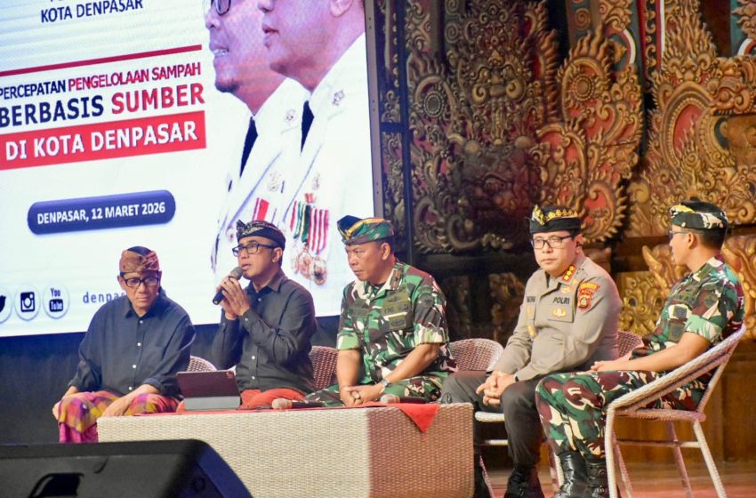  Denpasar Tancap Gas! Walikota Jaya Negara Gandeng TNI-Polri Tuntaskan Masalah Sampah dari Sumbernya