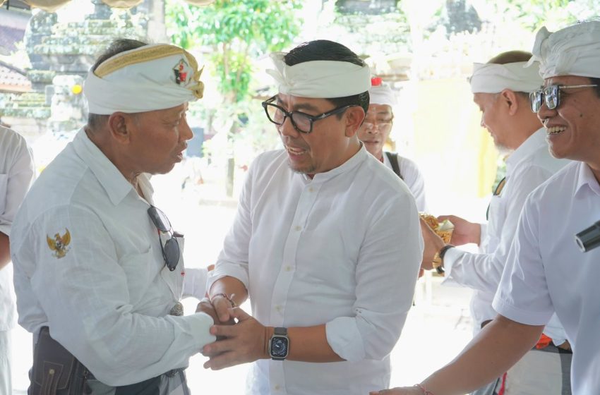  Wujud Pelestarian Tradisi, Arya Wibawa Apresiasi Karya Penglukatan Massal di Desa Adat Denpasar