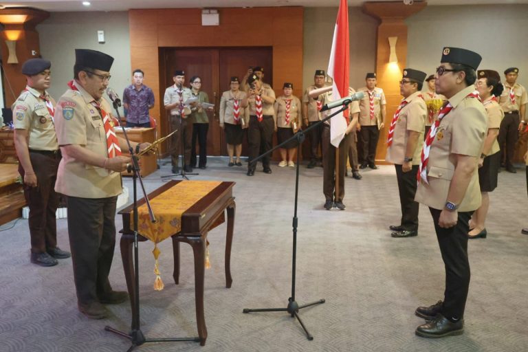 Kembali Pimpin Kwarcab Pramuka Denpasar, Arya Wibawa Fokus pada Karakter, Budaya, dan Lingkungan