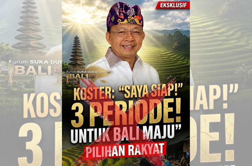  Wayan Koster Maju 3 Periode? Jubir Gubernur Bali: Itu Hoaks, Jangan Mau Diadu Domba!
