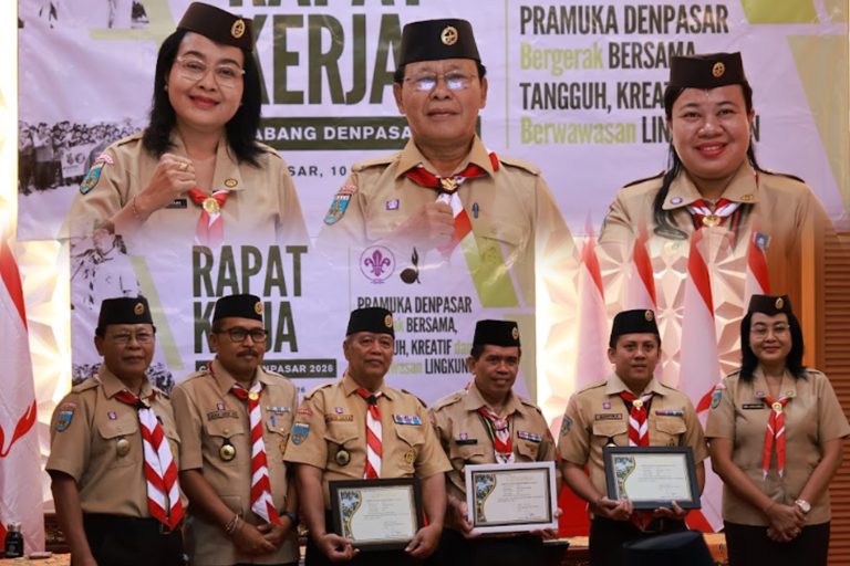 Pramuka Denpasar Bergerak! Rakercab 2026 Fokus pada Karakter Tangguh dan Solusi Lingkungan