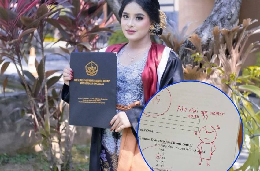  Viral Ditonton Jutaan Orang, Guru SD di Denpasar Putu Putri Adelia Koreksi Lembar Ujian Pakai Doodle Kreatif