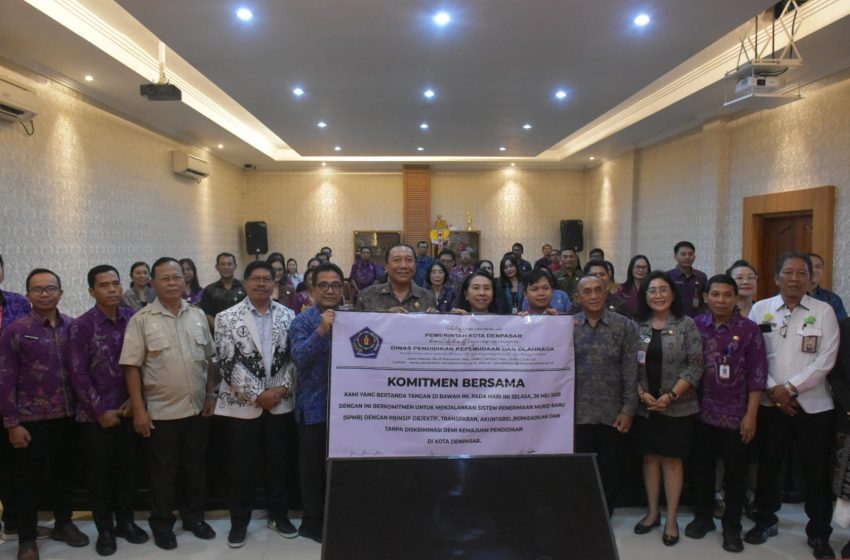  Kawal SPMB 2026 Bebas Titipan, Disdikpora Denpasar Gandeng Ombudsman dan Inspektorat
