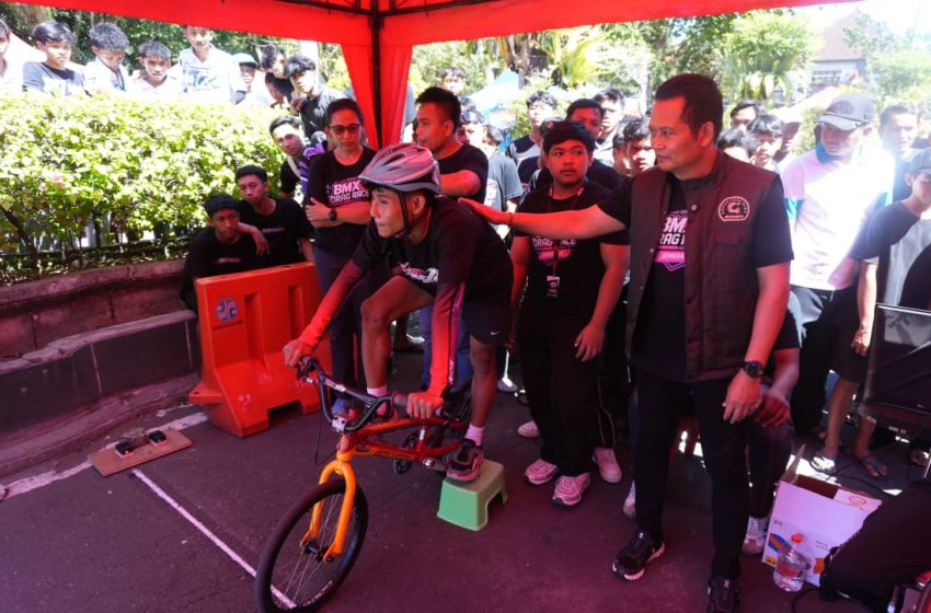  Gunakan Timer Digital, 157 Pembalap Ramaikan BMX Drag Race Jembrana: Strategi Kembang Hartawan Kikis Balap Liar