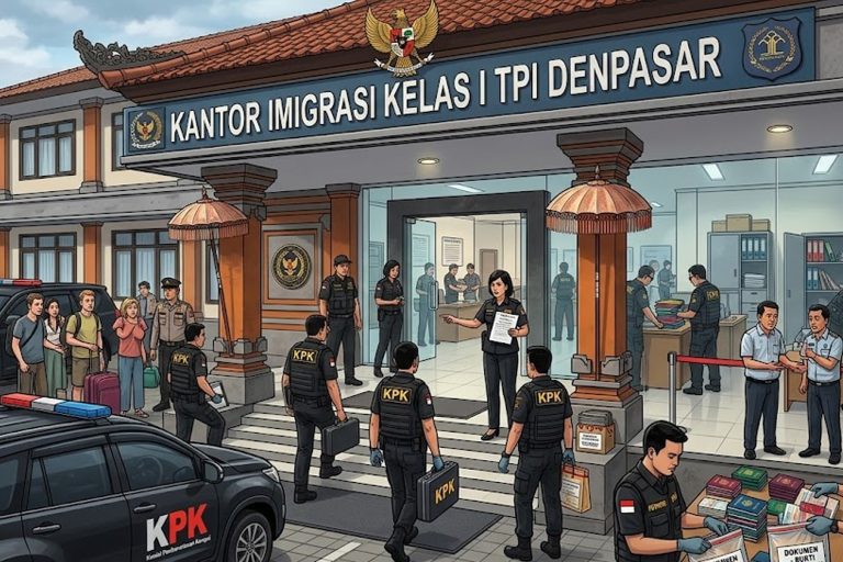 Dugaan Pemerasan Dokumen WNA, Penyidik KPK Geledah Kantor Imigrasi Denpasar