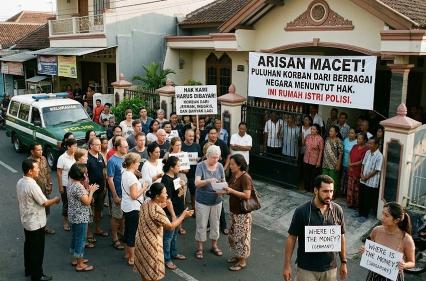  Gara-Gara Arisan Macet, Rumah Istri Polisi di Kediri Digeruduk Puluhan Korban dari Berbagai Negara