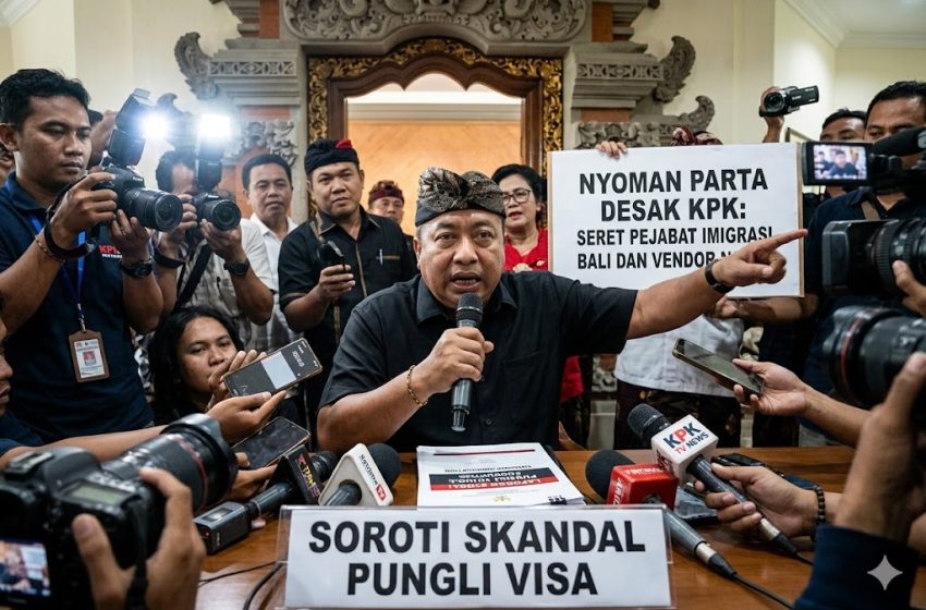  Soroti Skandal Pungli Visa, Nyoman Parta Desak KPK Seret Pejabat Imigrasi Bali dan Vendor Nakal