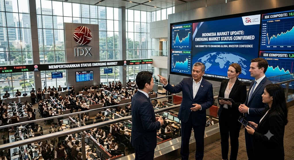 Pasar Modal Indonesia Pertahankan Status Emerging Market, OJK Bidik Kepercayaan Investor Global
