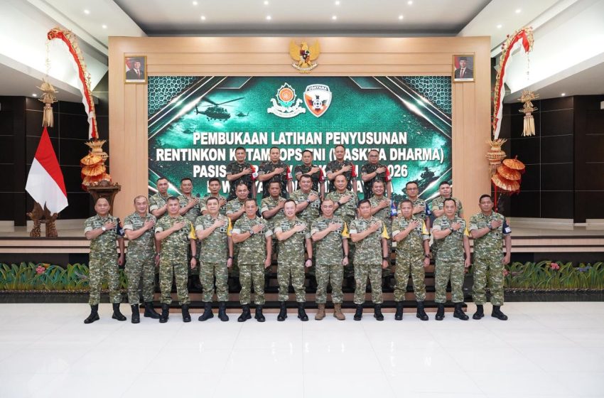  Siapkan Pemimpin Masa Depan, Pangdam Udayana Buka Latihan Rentinkon Sesko TNI 2026