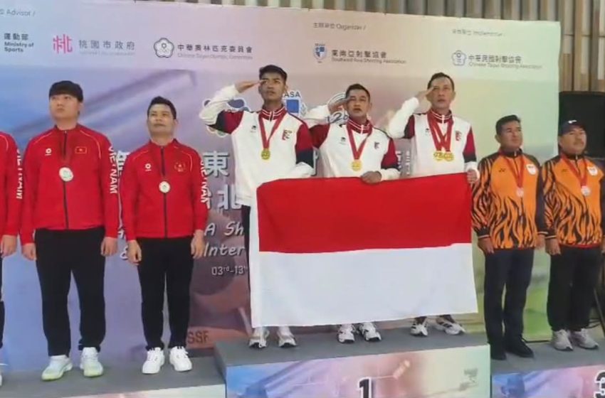  Prajurit Kodam IX/Udayana Guncang Taiwan, Letda Dewa Putu Yadi Sabet Dua Emas Menembak Internasional
