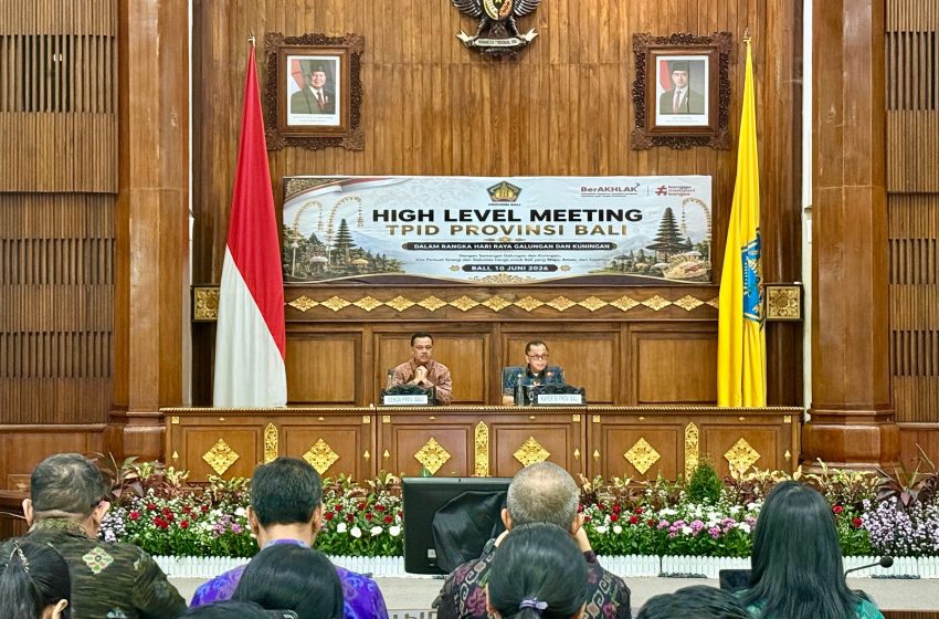  Jelang Galungan, Sekda Dewa Indra Instruksikan TPID Jaga Pasokan Pangan 