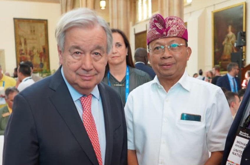  Satu-satunya dari Asia, Gubernur Koster Curi Perhatian Sekjen PBB di London Climate Action Week 2026