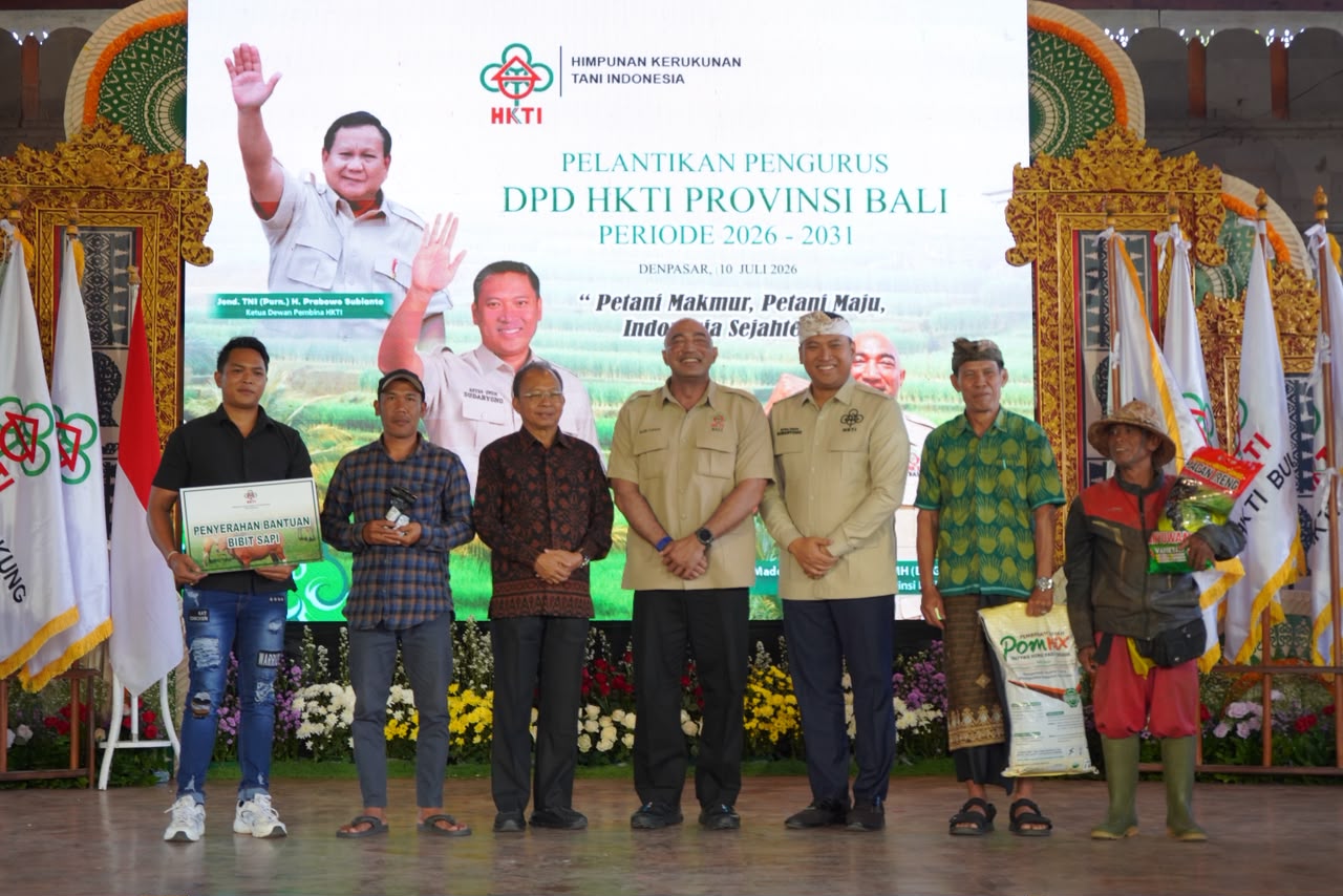 Genjot Kedaulatan Pangan, Gubernur Koster Gandeng DPD HKTI Bali Pimpinan De Gadjah Sikat Ketergantungan Impor