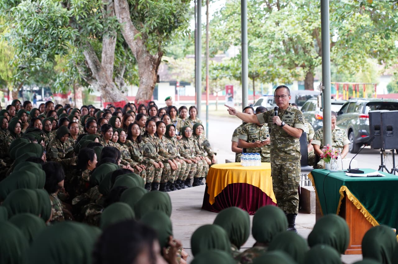 Bela Negara Lewat Ekonomi, Pangdam IX/Udayana Gembleng 745 Siswa Koperasi Merah Putih di Rindam Tabanan