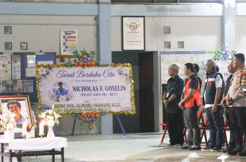  Duka di Langit Papua, Satgas Damai Cartenz Lepas Jenazah Pilot AS Misi Kemanusiaan PT AMA