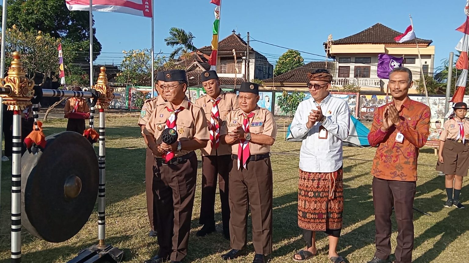 Cetak Calon Pemimpin Berjiwa SANTIH, Kwarcab Denpasar Resmi Buka Lomba Tingkat III Penggalang Berprestasi