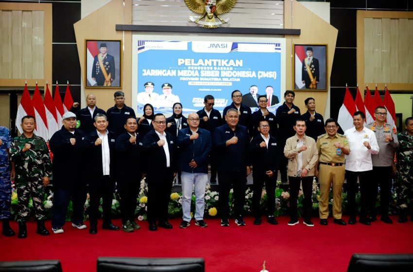  Lantik JMSI Sumsel, Teguh Santosa Luruskan Isu ‘Londo Ireng’ dan Pesan Prabowo