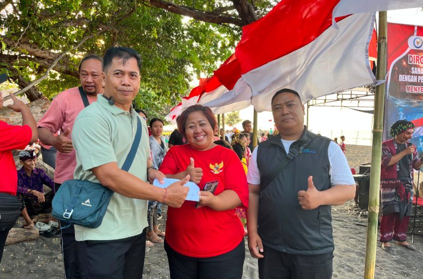  Semarak HUT ke-81 RI, PLN Indonesia Power UBP Bali Lepas 100 Tukik di Buleleng