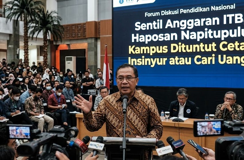  Sentil Anggaran ITB, Haposan Napitupulu: Kampus Dituntut Cetak Insinyur atau Cari Uang?