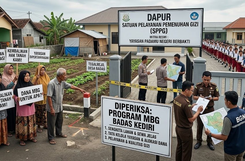  Program Makan Bergizi Gratis di Badas Kediri Menuai Sorotan, Sewa Lahan Hingga Tata Kelola Yayasan Dipertanyakan